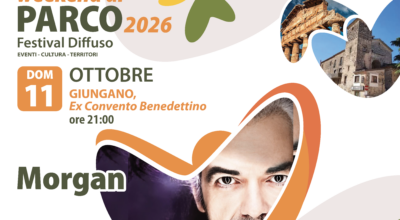 WEEKEND AL PARCO 2026: MORGAN IN CONCERTO ALL’EX CONVENTO BENEDETTINO DI GIUNGANO