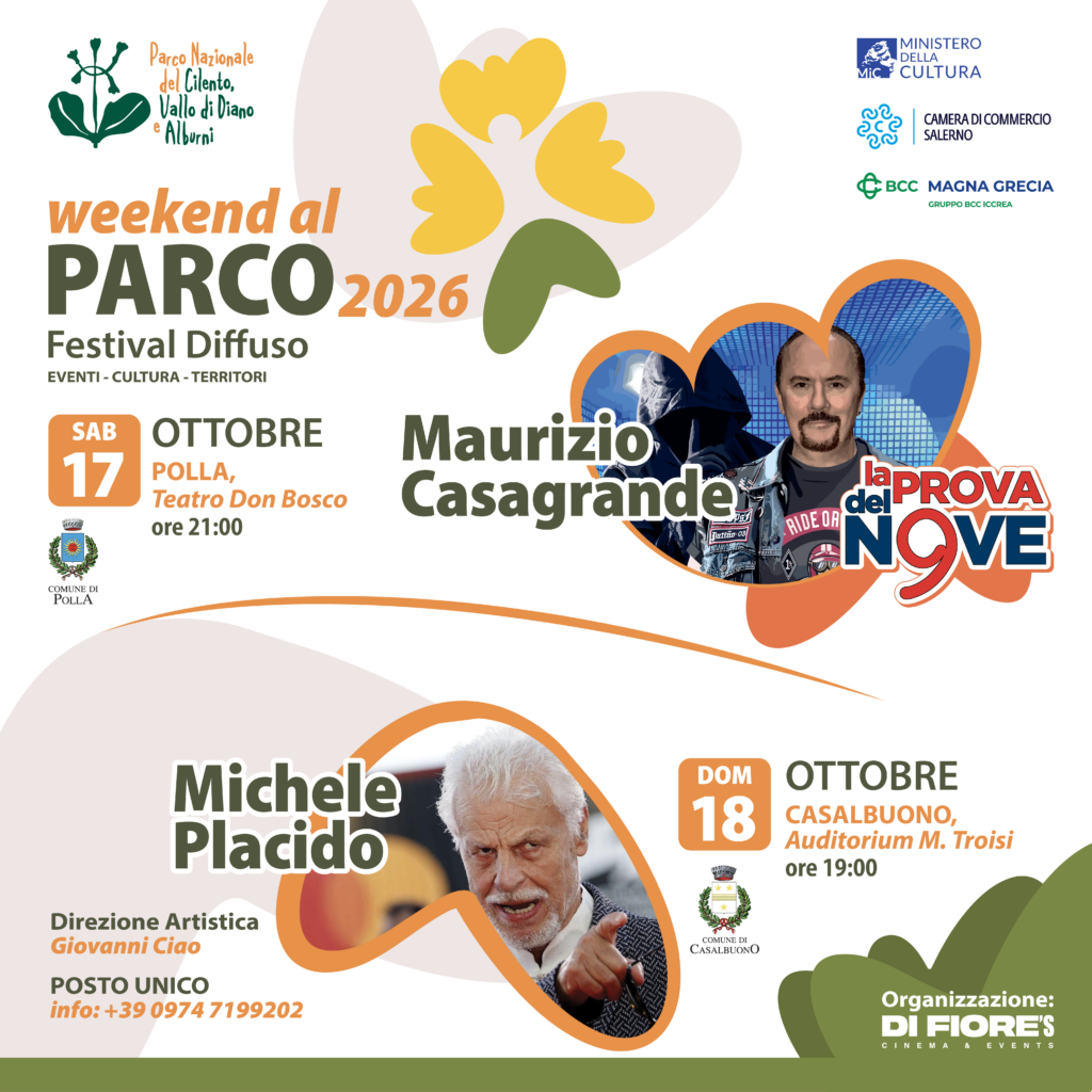 WEEKEND AL PARCO 2026: MAURIZIO CASAGRANDE E MICHELE PLACIDO